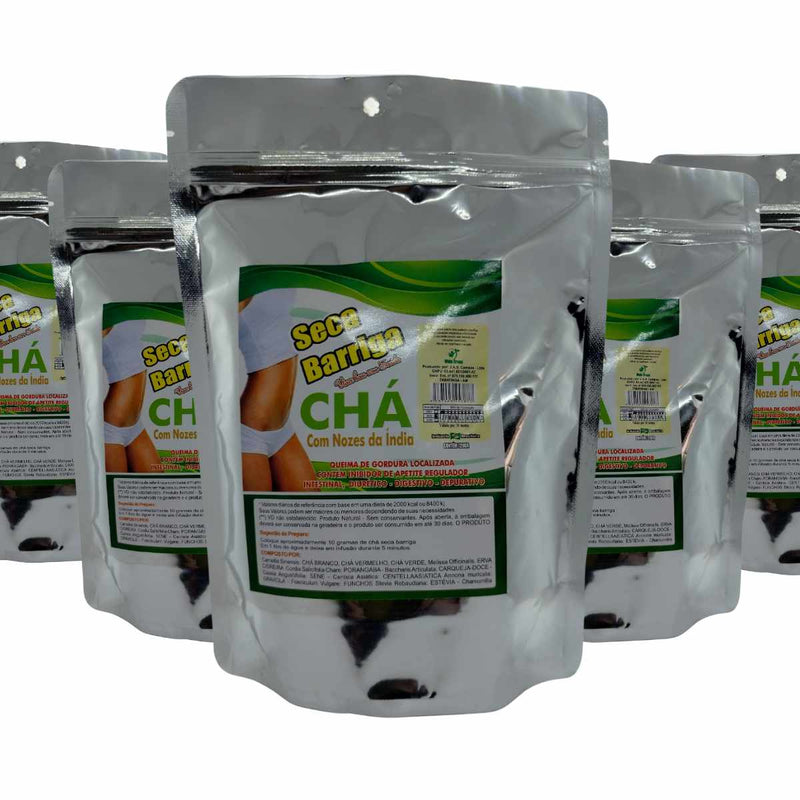 5 Fittox Nozes Termogênicas Slimdetox Seca Barriga Limpeza